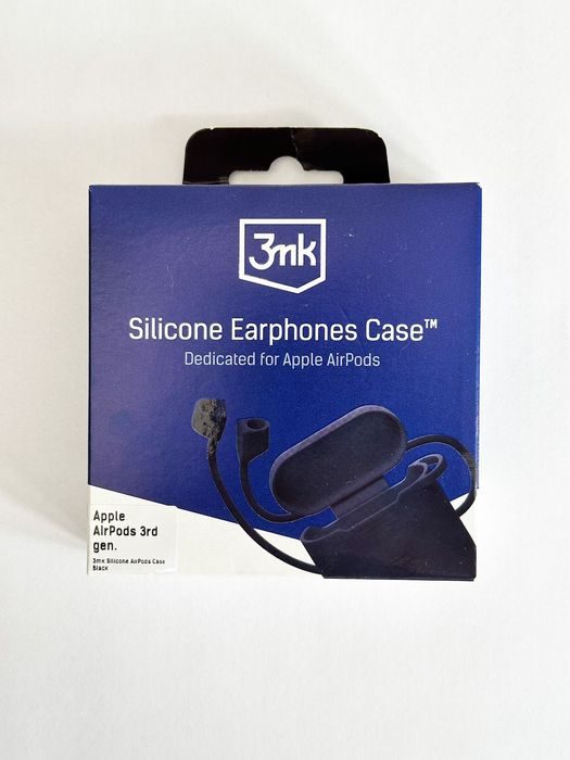 3MK - silikonowe etui na Apple Airpods 3 generacji - czarne