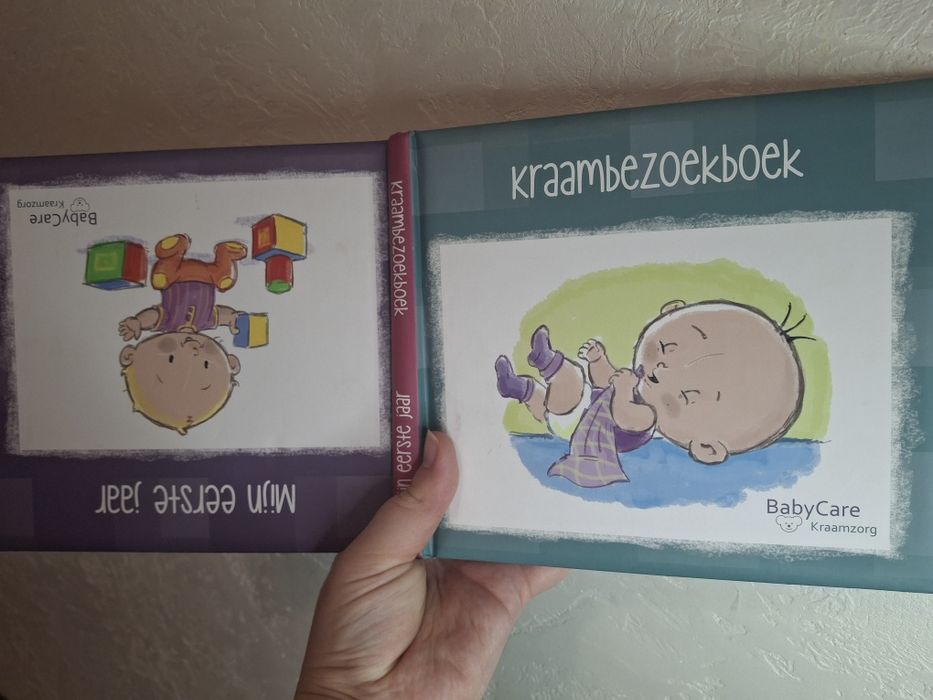 книга новонародженого  двобічна, мій перший рік, нідерландська мова