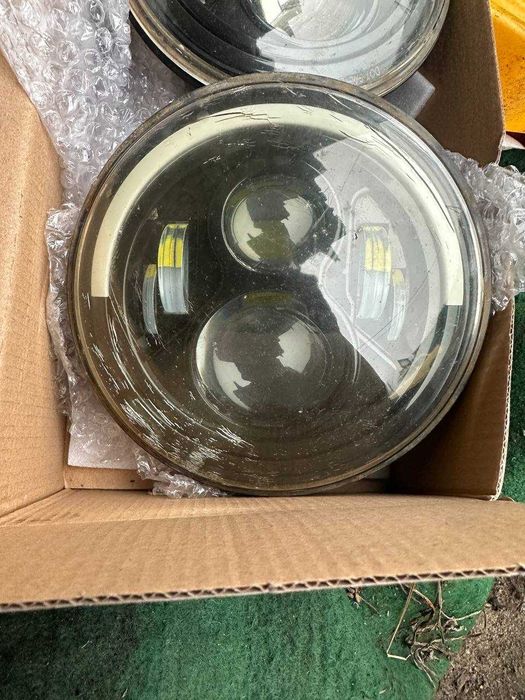 Фары Оптика Led передняя 7" нива ваз 2101  Уаз Газ Камаз (800 пара)