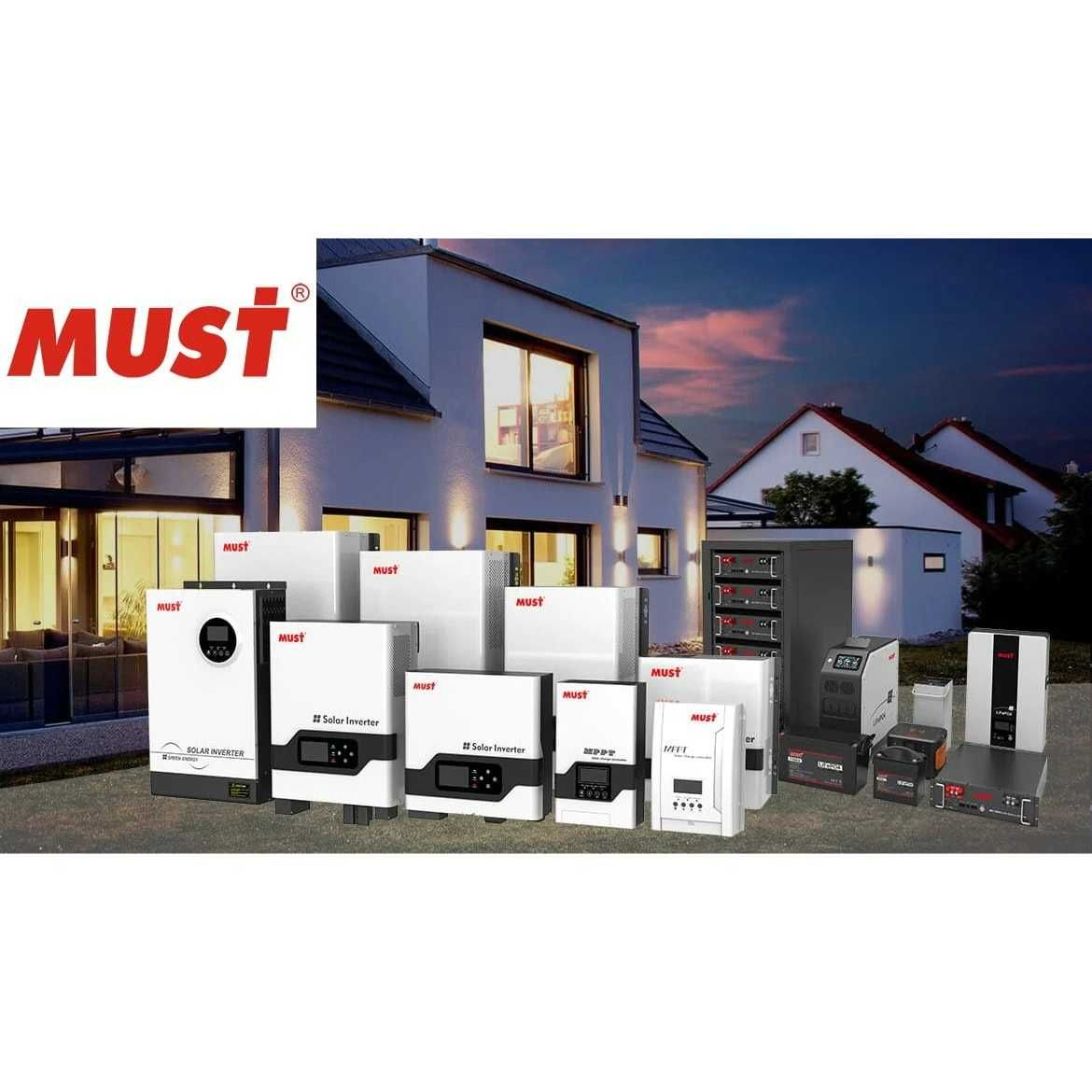 Солнечный инвертор Must 6000W PV19-6048 EXP 1МРРТ 120A 48В 6кВт