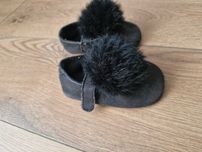 Buciki niechodki balerinki czarne eleganckie