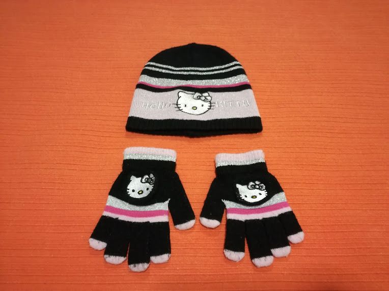 Lote Colete/Gorro/Luvas, 3-4 anos