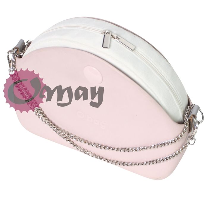 Kremowy organizer do OBAG MOON LIGHT Welur Latte wkład 2kieszenie OMAY