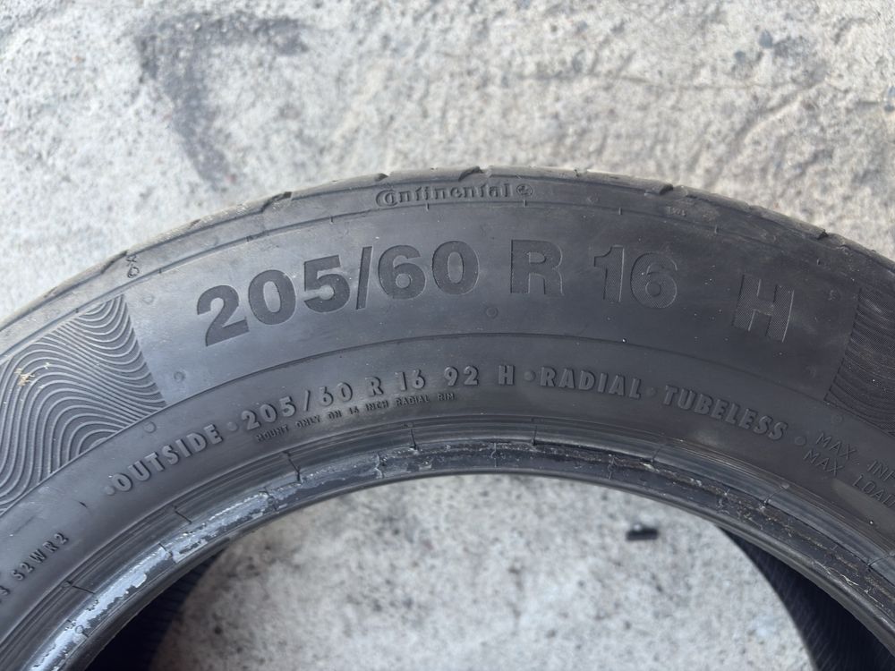 Продам шини 205/60r16 Continental