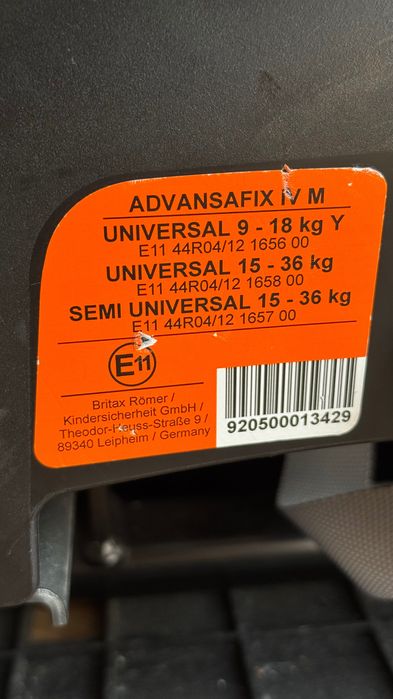 Fotelik samochodowy dla dziecka Britax Römer