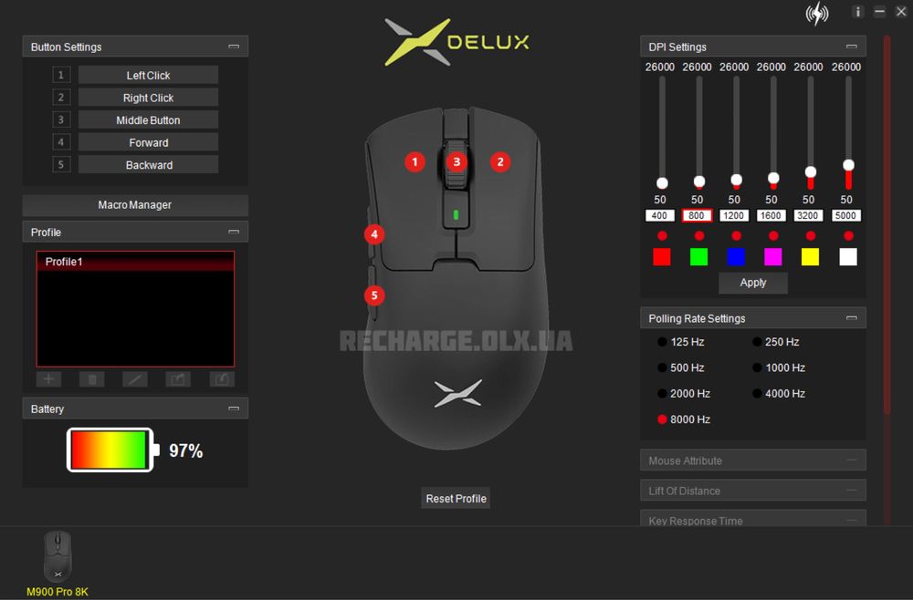 НОВІ DELUX M900PRO 8K Wireless
