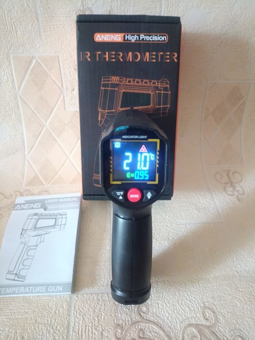 Высокоточный пирометр ANENG - TH203 (от -50°C до +600°C)