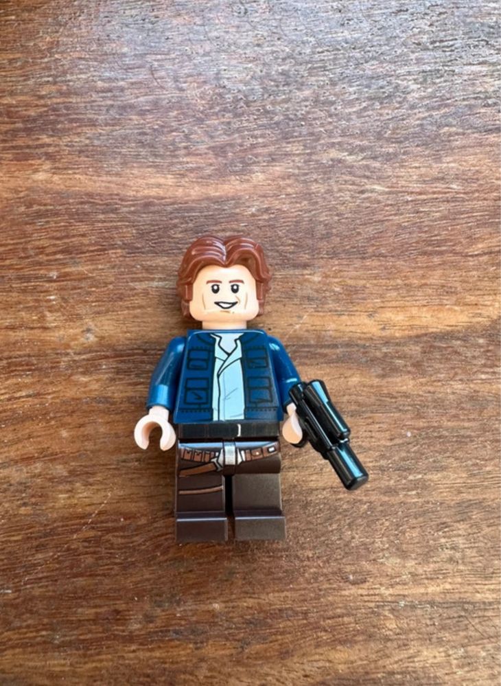 Han Solo w blaster original Lego StarvWars