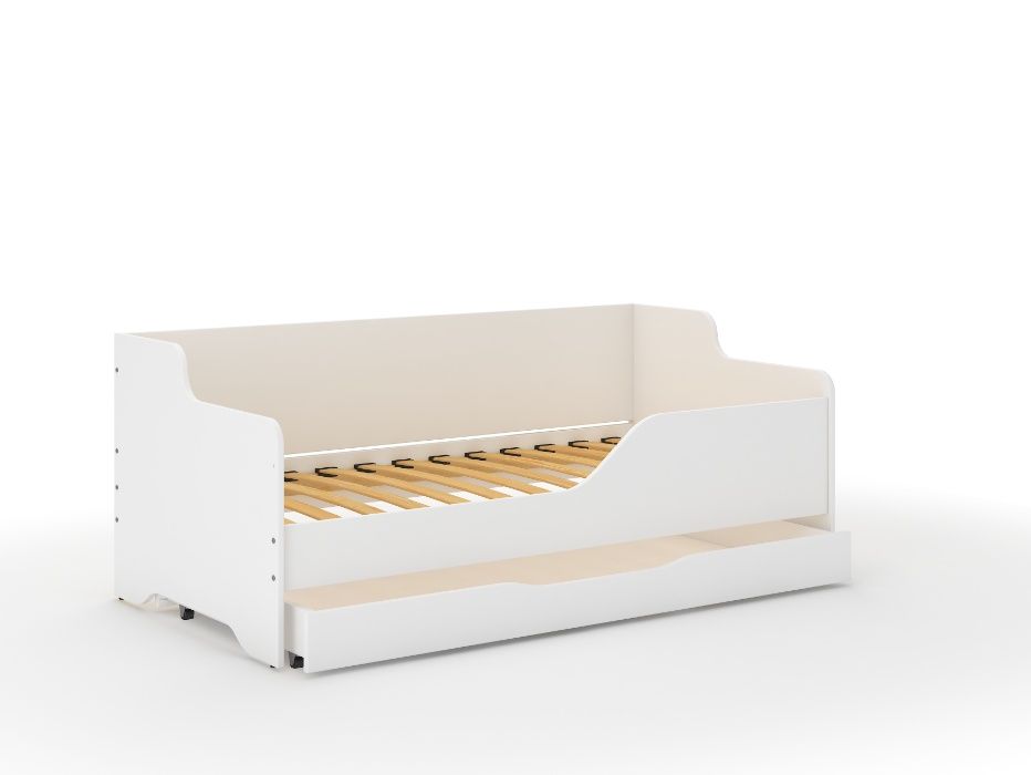 Łóżko dziecięce LILU 160x80 materac+ szuflada BIAŁA SOFA