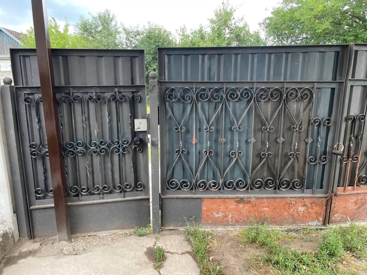 Ворота с калиткой