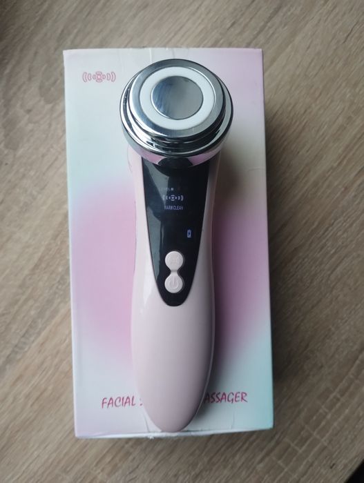 Масажер для обличчя від зморшок 4в1 ультразвукове очищення світлотерап