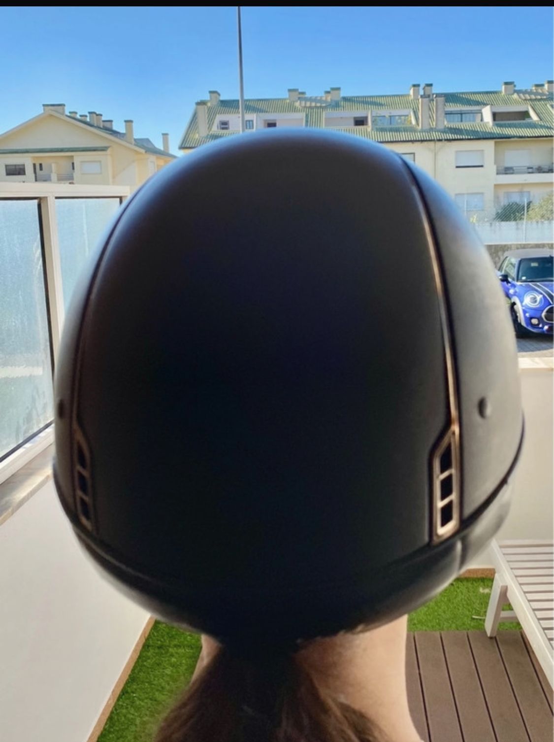 Toque Equitação Samshield como novo. Com garantia