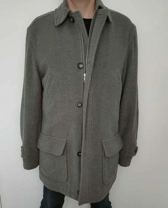 Куртка пиджак зима демисезон драп 4XL большой размер 62 полупальто