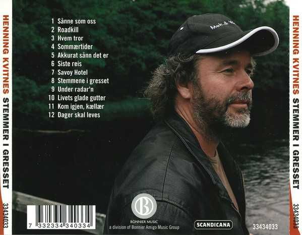 KVITNES Henning Cd Stemmer I Gresset     singer folk country super