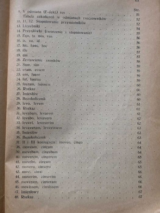 Samouczek do nauki języka łacińskiego 1938 r. Józef Orzech