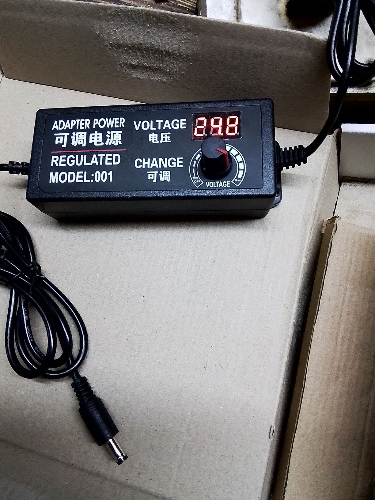 Регулируемый Блок питания с вольтметром 3.0-24V 3A