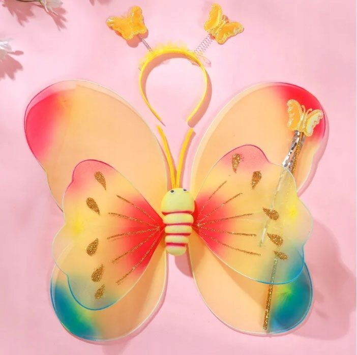 strój kostium przebranie motyl jednorożec wróżka 5w1