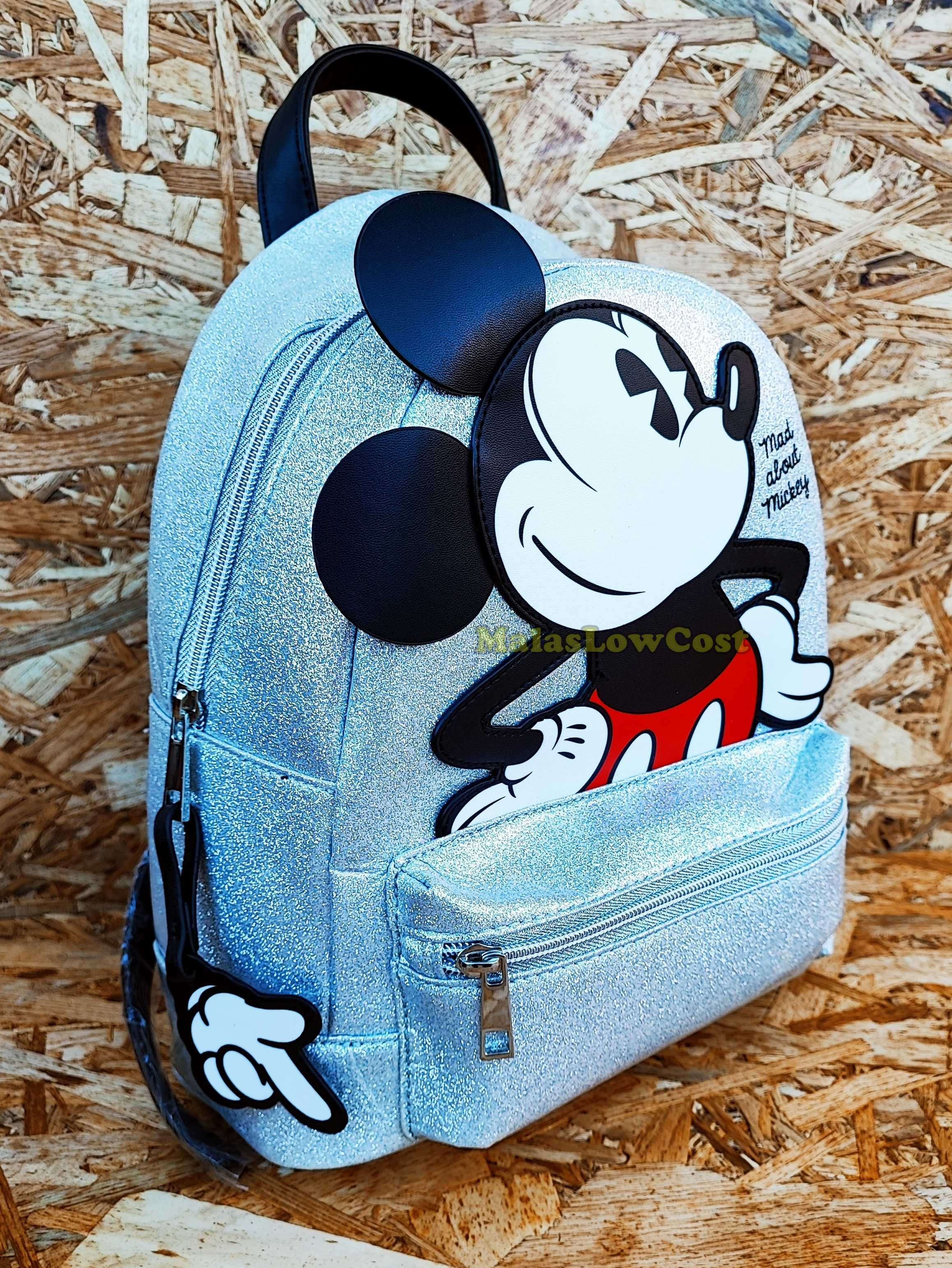 Mochila ORIGINAL Novas Mickey Disney - NOVO MODELO - Tamanho 30cm