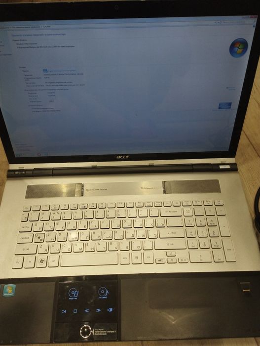Ноутбук Acer aspire 8950g
