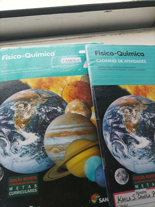 Físico-química 7o ano, manual e caderno de atividades
