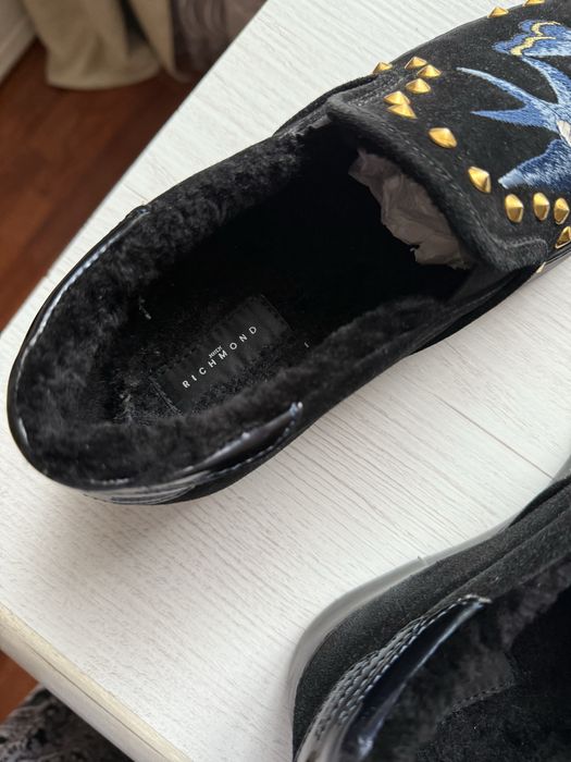 Слипоны на меху John Richmond оригинал