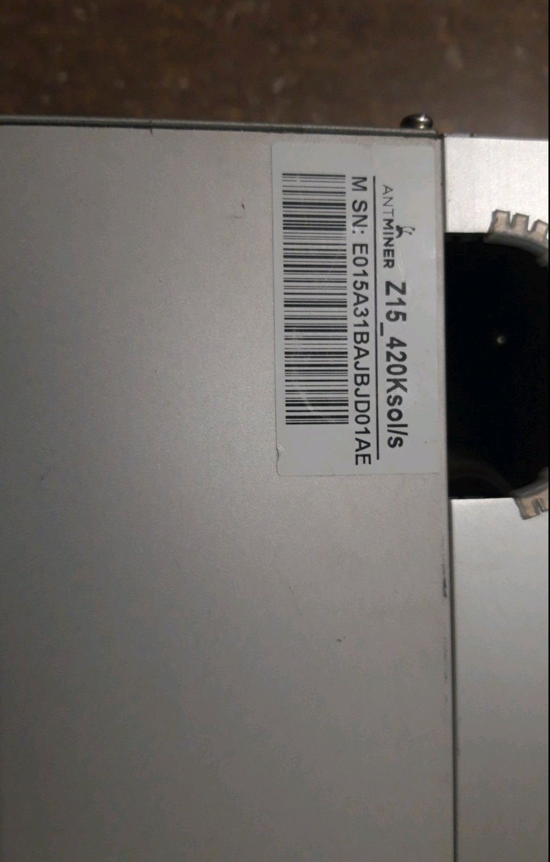 Z15  bitmain asic