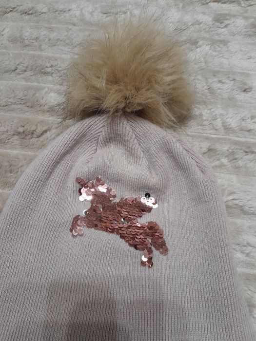Шапка на девочку.  Шапочка Понешка