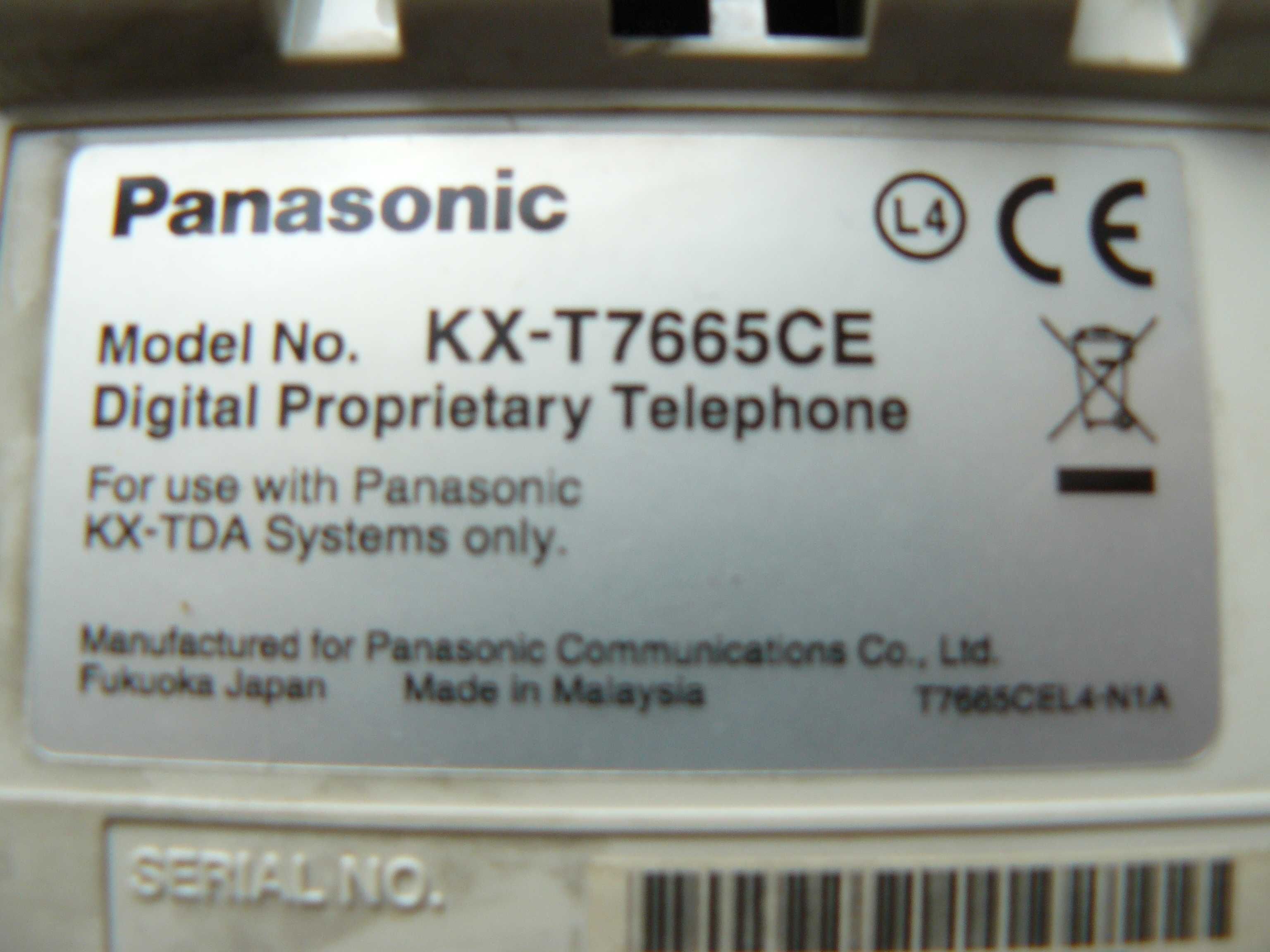 Tel. cyfrowy Panasonic KX-T7665