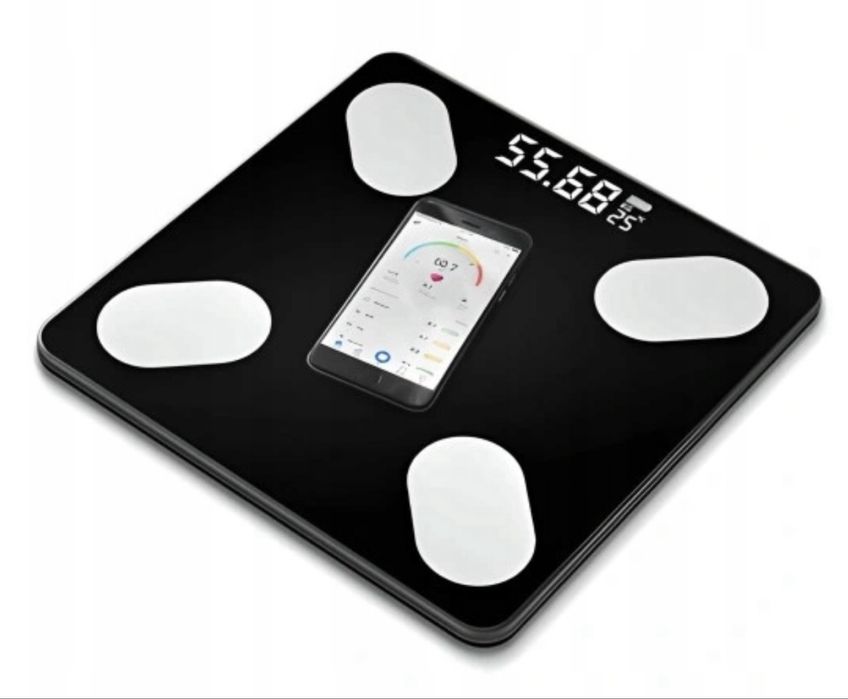 Waga łazienkowa analityczna SLIM 180 SMART BLUETOOTH precyzyjny pomiar