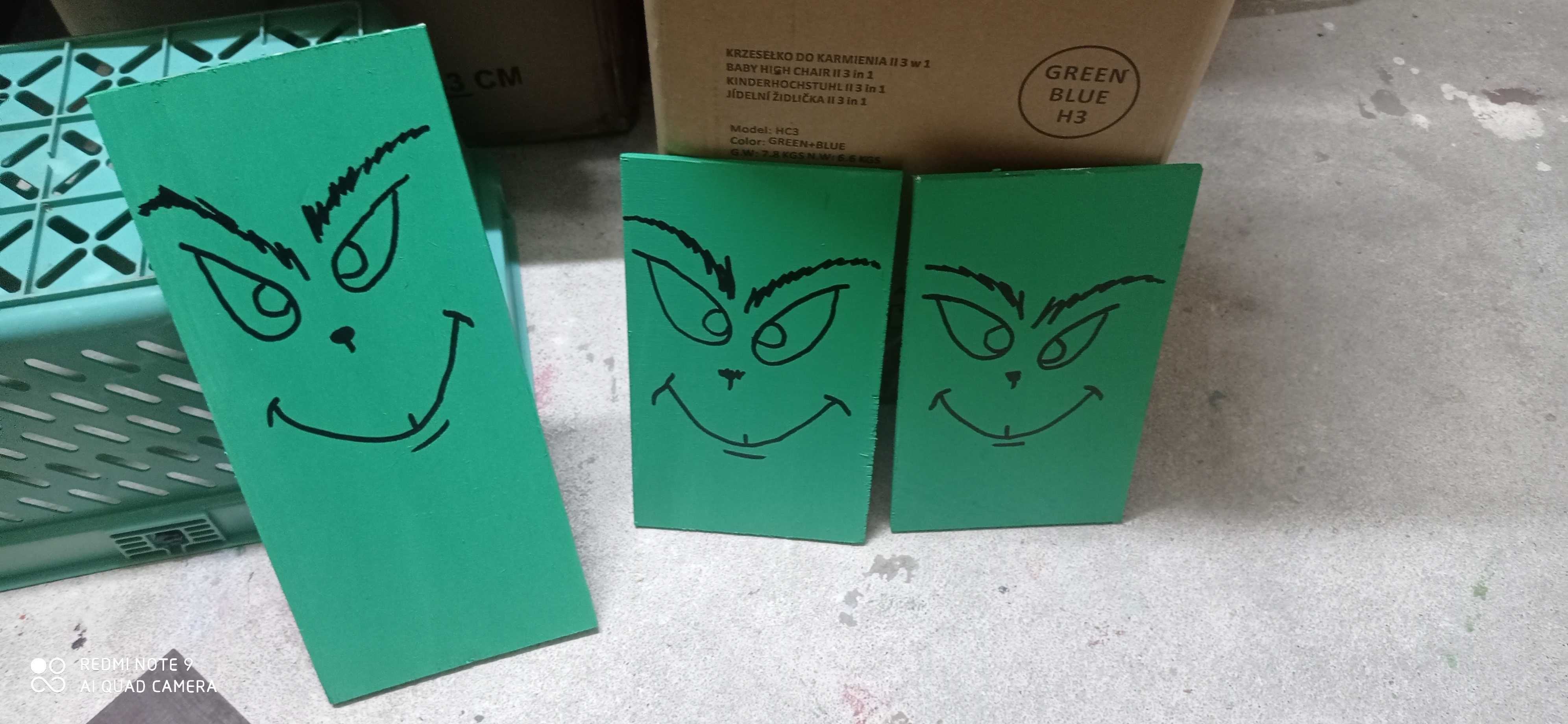 Ozdoby świąteczne bałwan renifer grinch