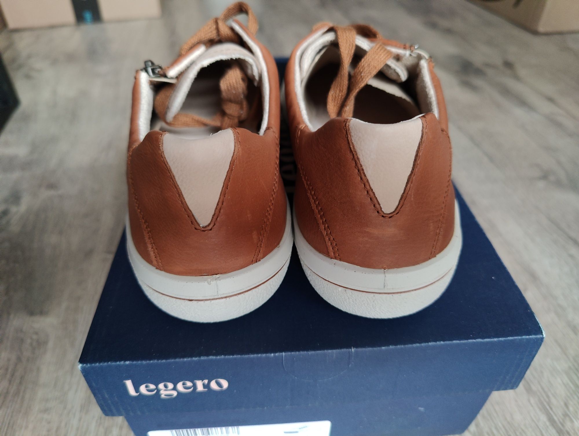 Legero Fresh sneakersy skórzane damskie r. 41