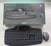 klawiatura+mysz logitech mk710 bezprzewodowa qwerty jak nowa opis