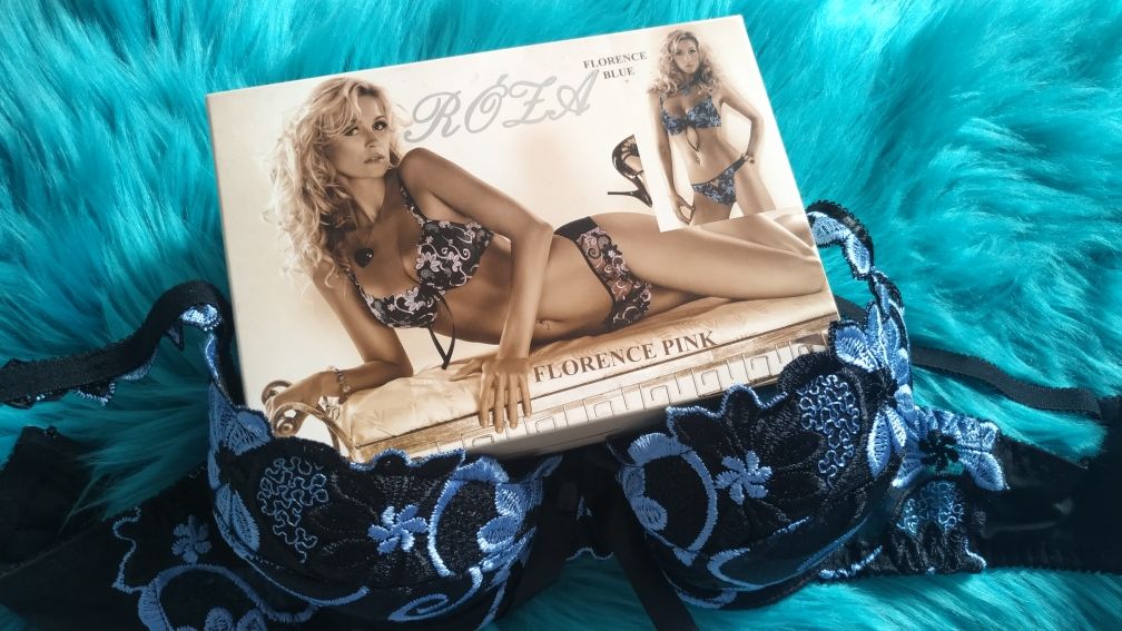 Róża Florence biustonosz push-up 75a