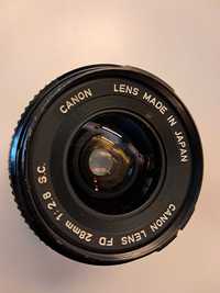 Obiektyw Canon 28mm 2.8 S.C. FD