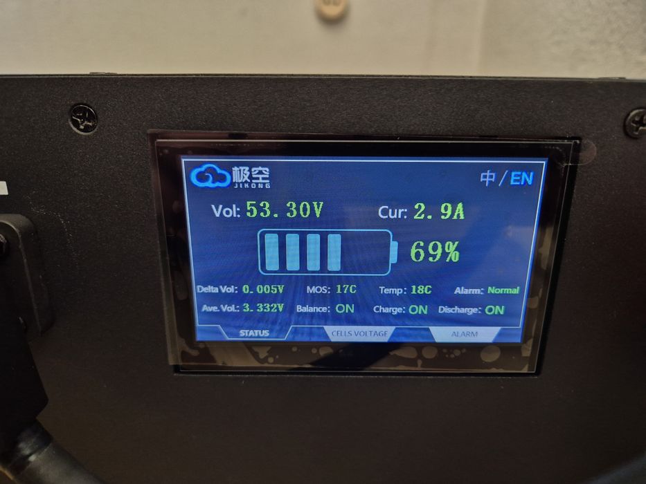 LiFePO4 Battery 52V 280Ah JK BMS (14kW)64552090852354122