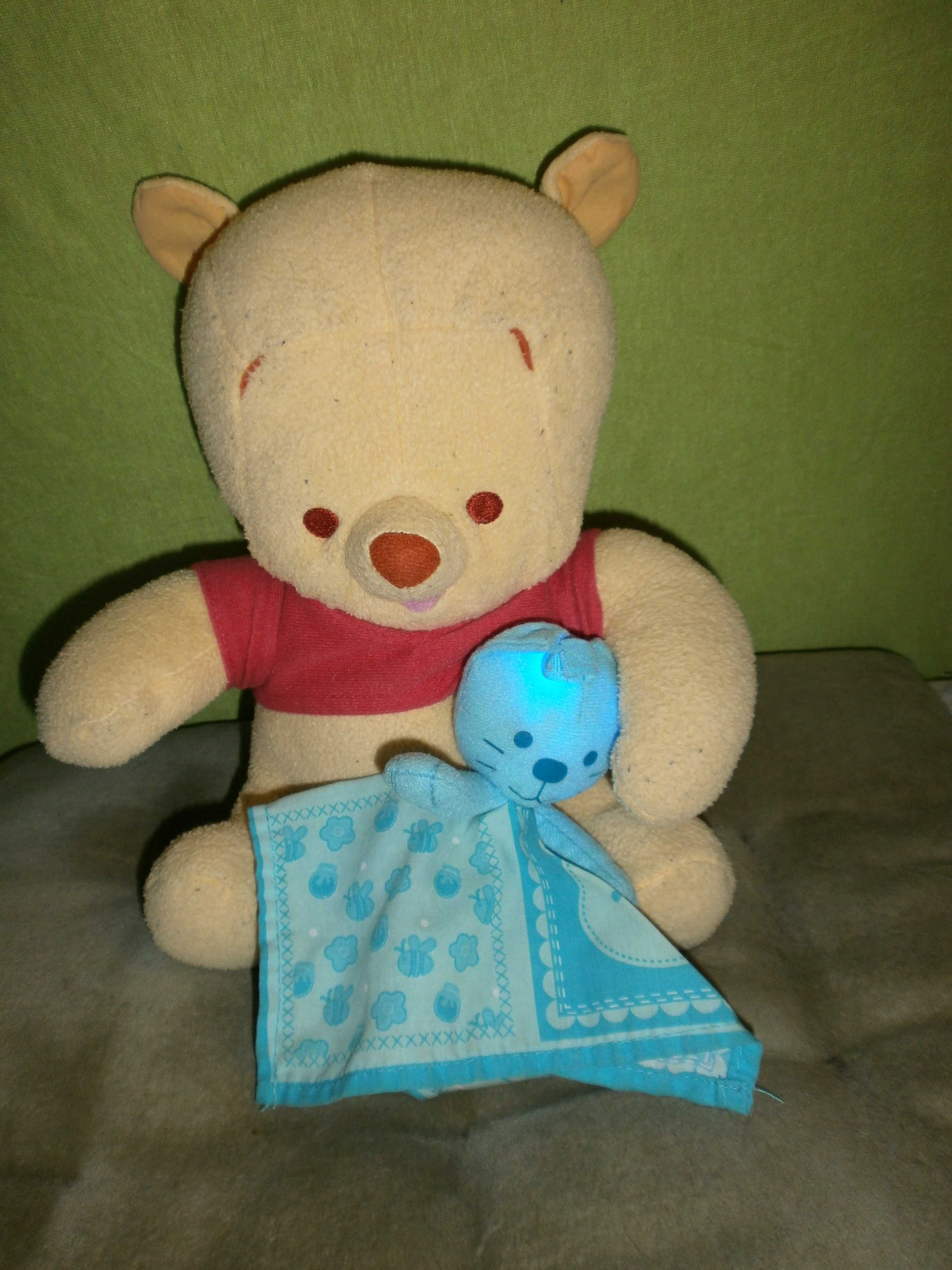 Ночник-игрушка медведь "Винни Пух" с мелодией (светильник)