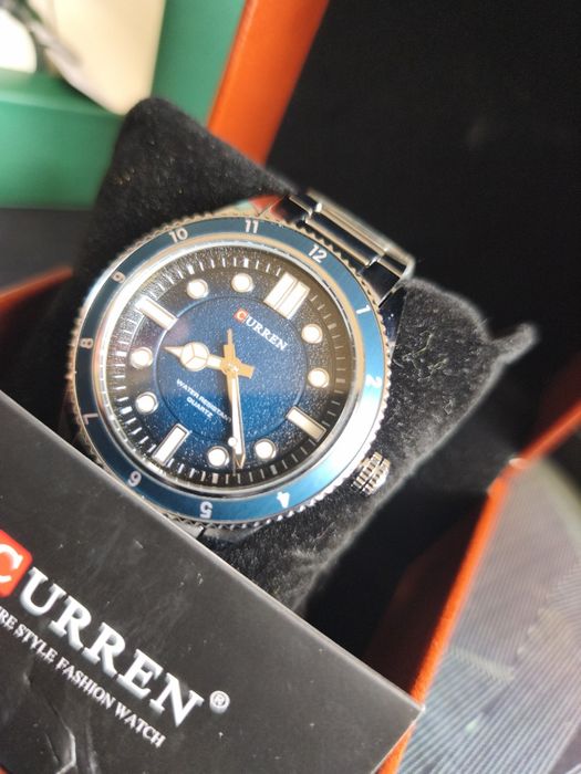 Relógio Curren Royal Blue Novo