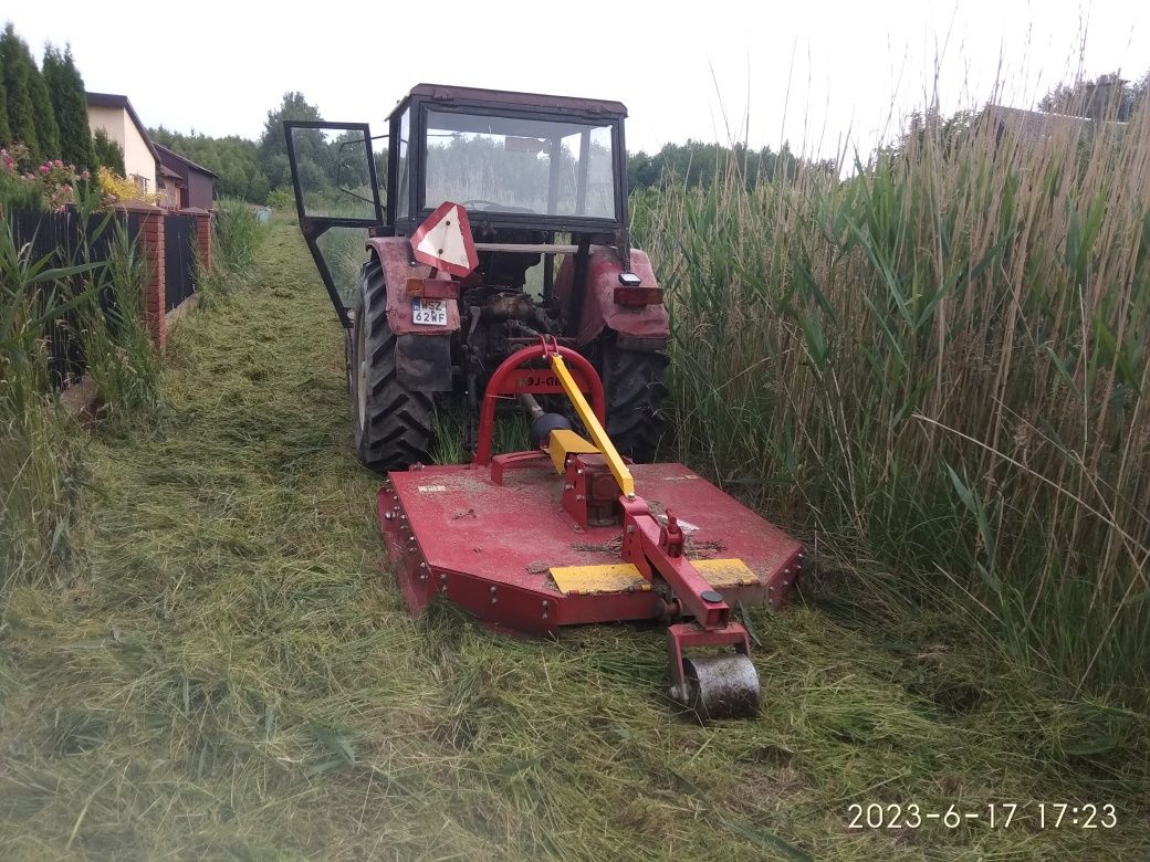 Koszenie nieużytków traw łąk przygotowanie działek