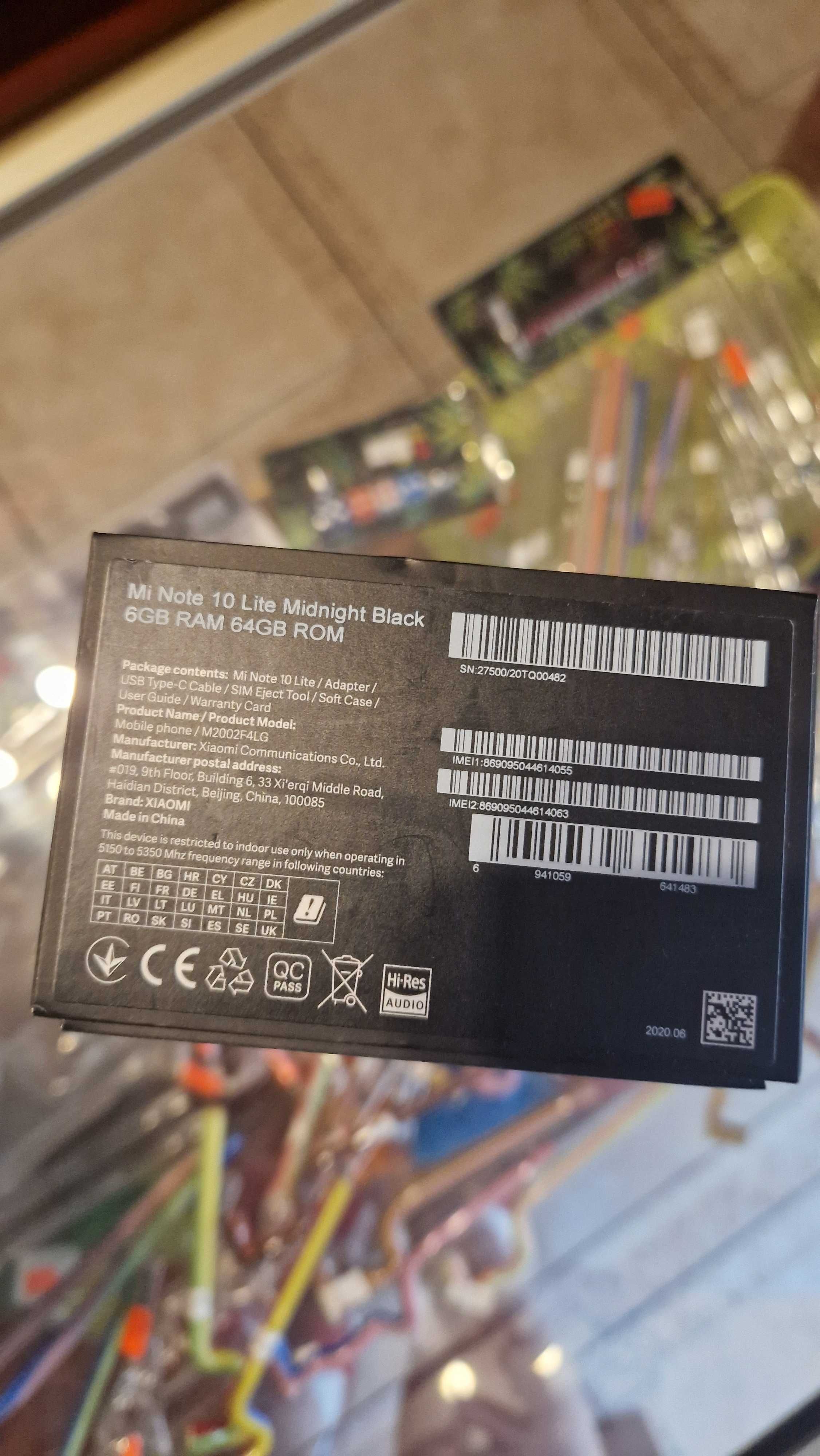 Xiaomi Note 10 lite w idealnym stanie czarny