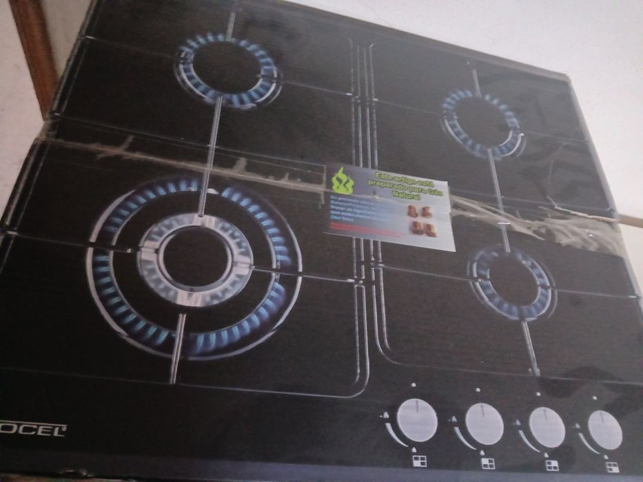 Placa de fogão para gás natural