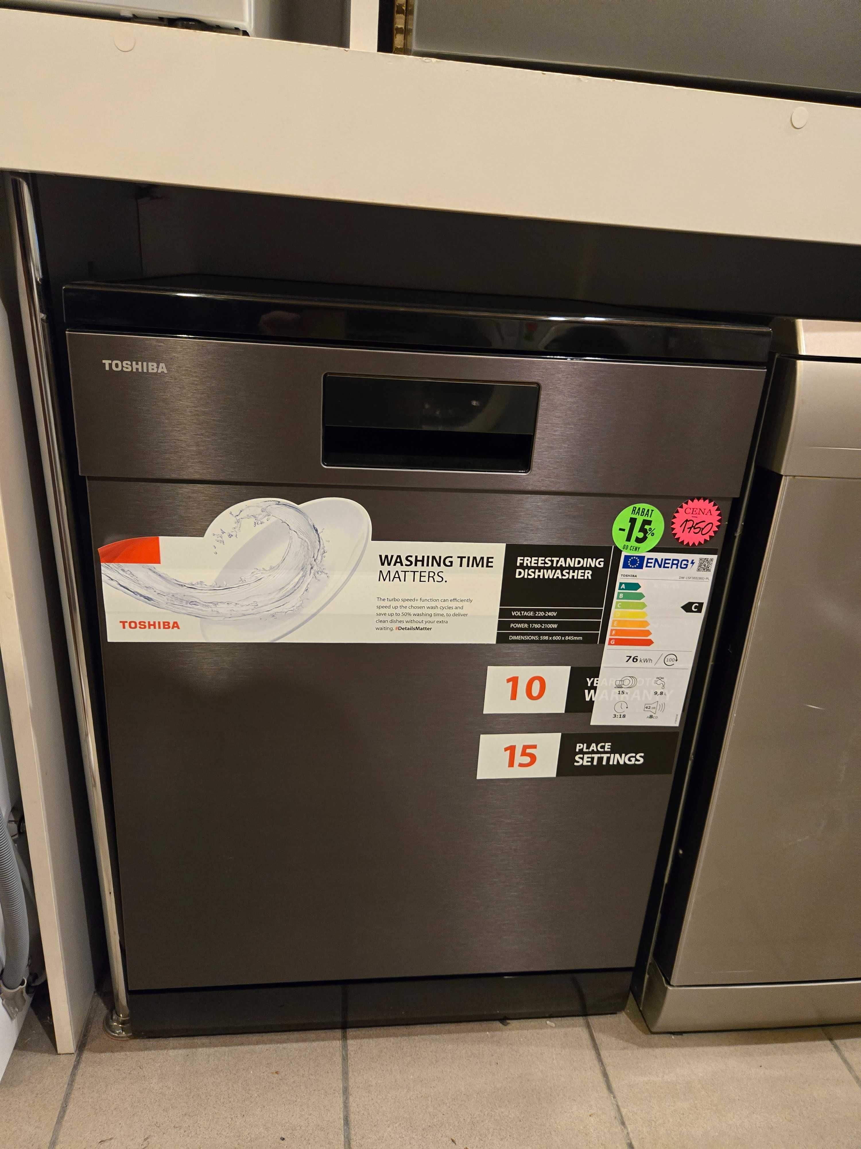 JANKI AGD Zmywarka Toshiba DW15F3EE(BS)-PL