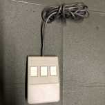 Rzadka mysz retro, COM, 3 przyciski Logitech Tektronix terminal