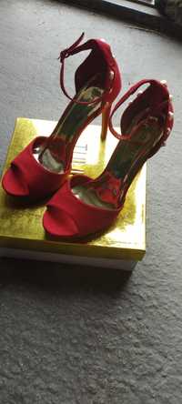 Nowe buty szpilki czerwone rozm. 38