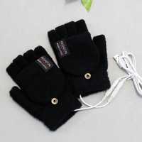 Перчатки с электро- подогревом, от повербанка, теплые перчатки USB