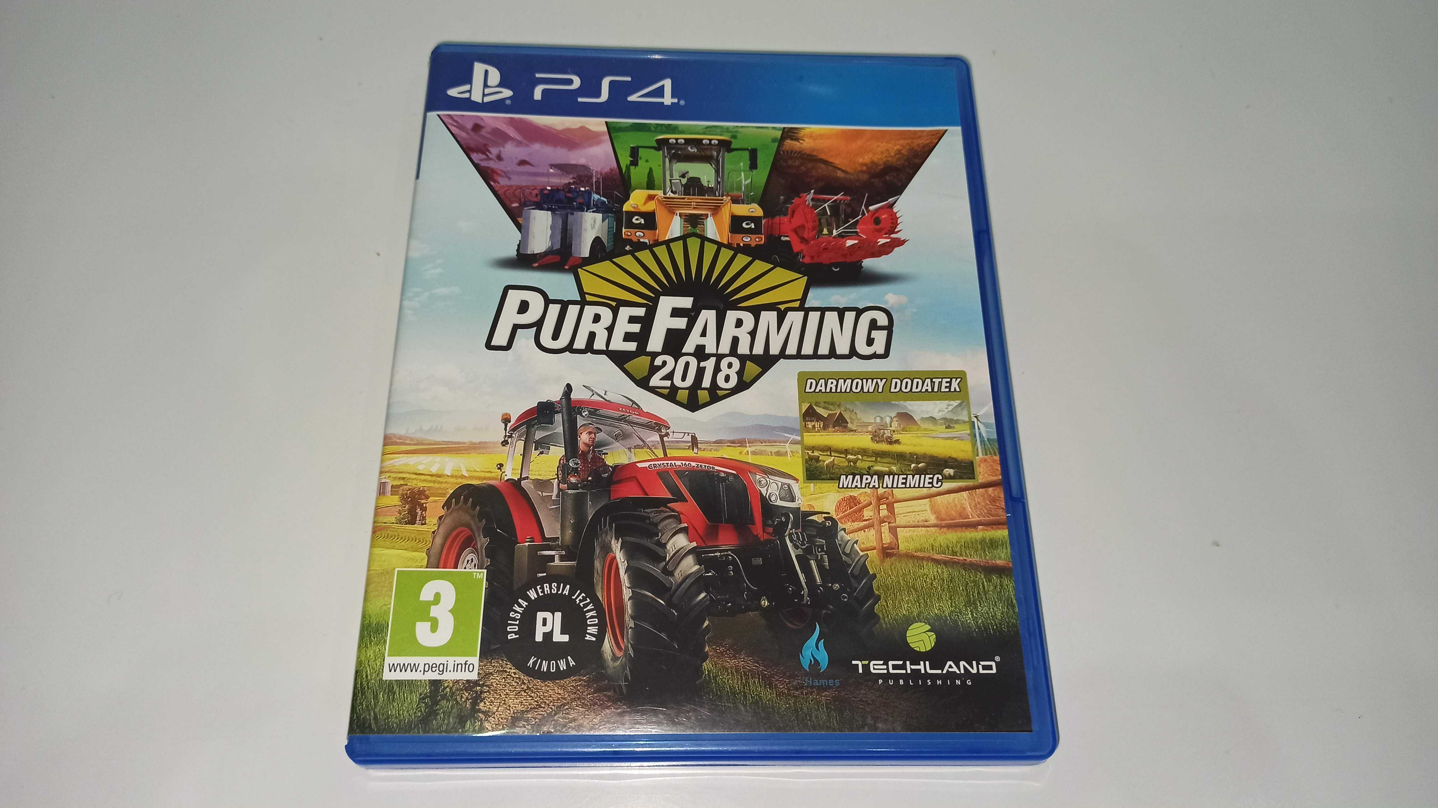 ps4 SYMULATOR FARMY Pure Farming 2018 po polsku