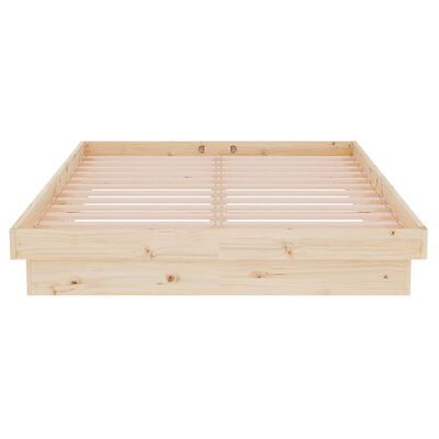 Cama casal de pinho macico 120x200