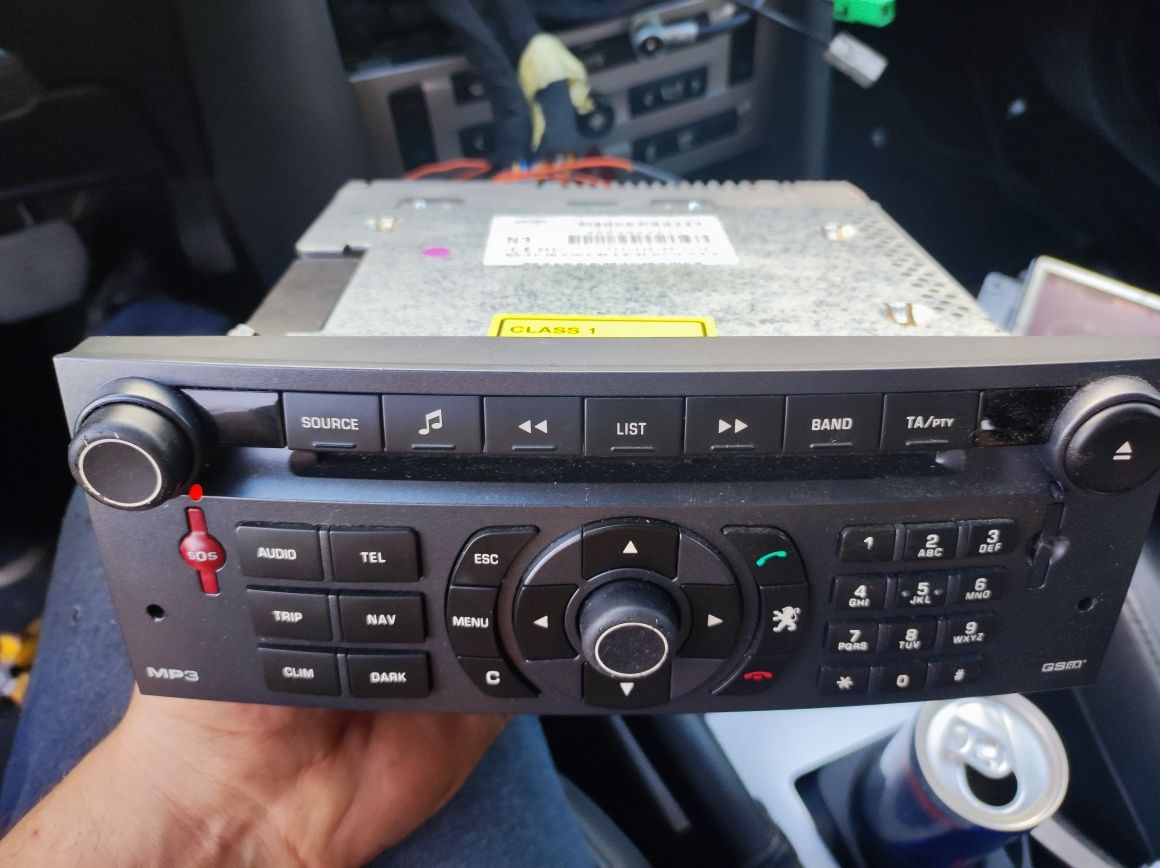 Radio nawigacja wyświetlacz peugeot 407