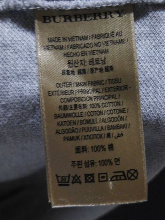 polo bawełniane męskie, koszulka Burberry