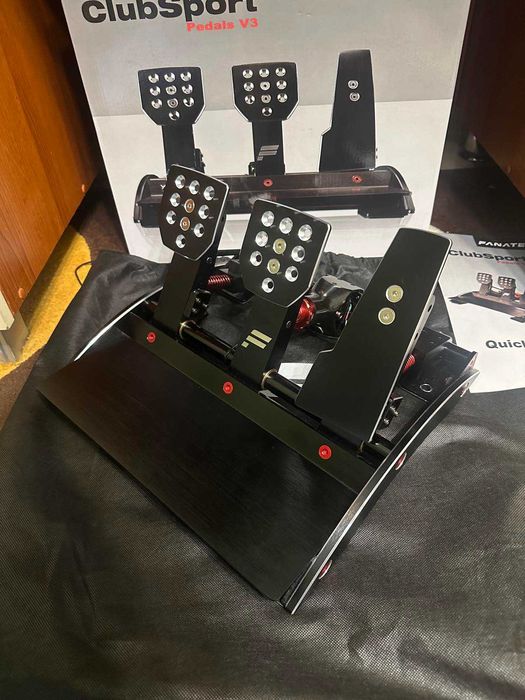 Лучшие! Игровые Педали Fanatec ClubSport Pedals V3. Полный комплект!