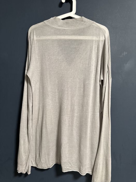 Mexx cienki sweterek XL szary z rozkloszowanymi rękawami